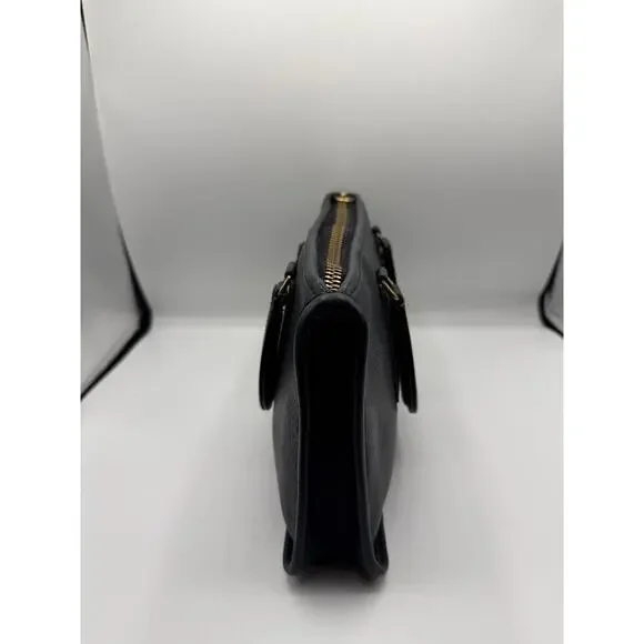 RARE NYC Vintage Coach Navy Slim Satchel Bonnie Cashin Era + Brass Tag - Picture 8 of 14